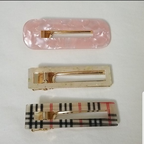 Jewelry - 3 for $20 Colourful Hair Barrettes